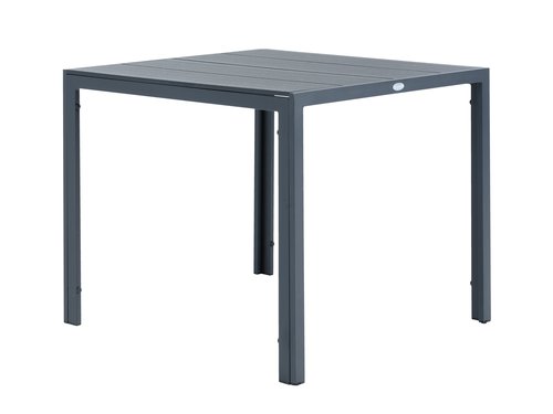 Garden table MADERUP W90xL90 black