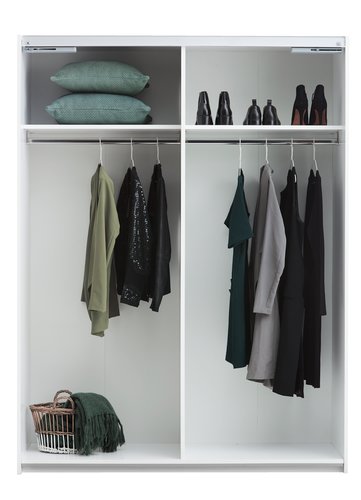Wardrobe TARP 151x201 w/mirror white
