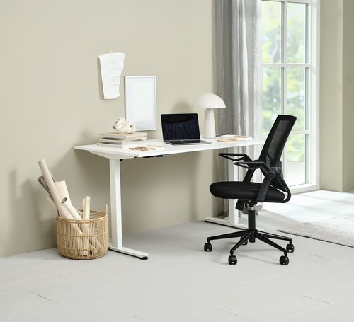 Height-adjustable desk SVANEKE 60x120 white
