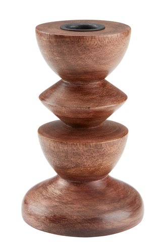 Candlestick JANUS D9xH14cm brown