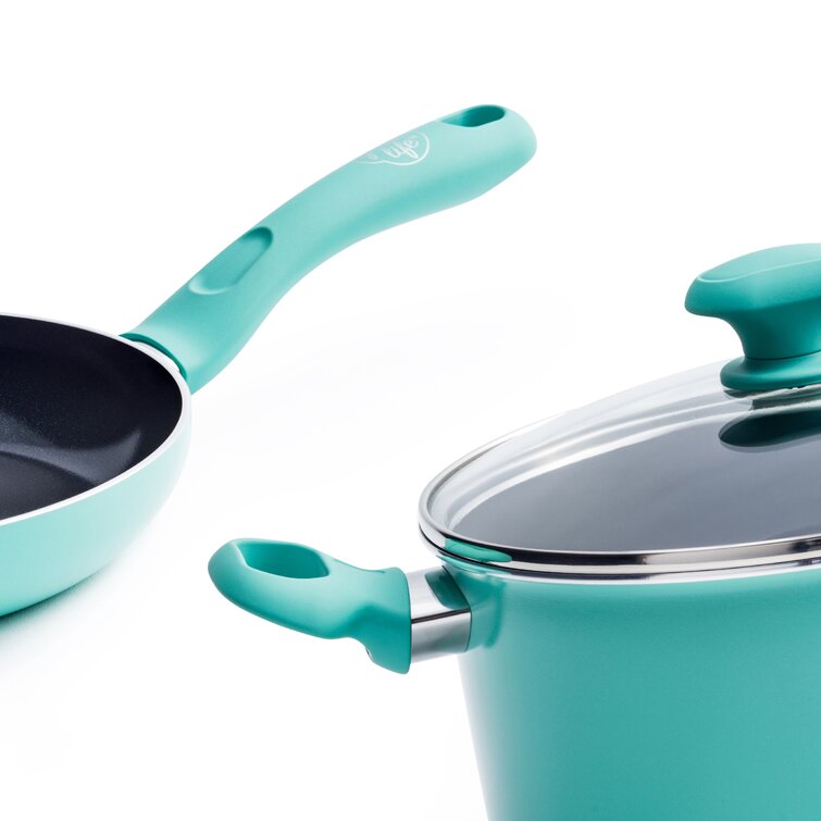 GreenLife Soft Grip Pro 13 Piece Ceramic Non-Stick Cookware Set