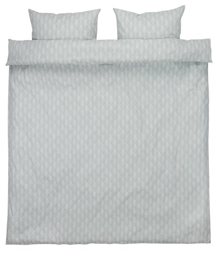 Duvet cover set LINE King aqua