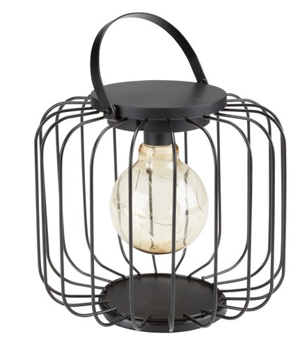 Battery lamp GLENTE D24xH29cm black