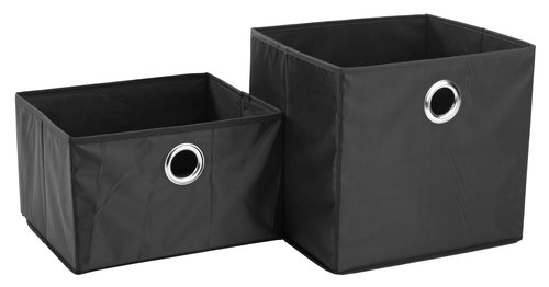 Basket FRANS W32xL28xH30cm black