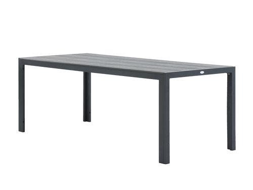 Garden table PINDSTRUP W90xL205 grey