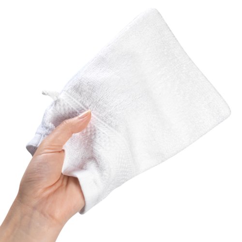 Wash glove UPPSALA 14x20 white