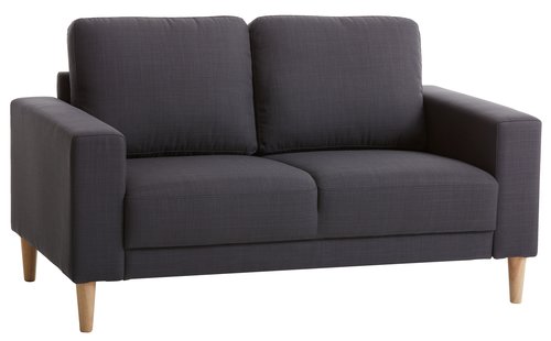 Sofa EGENSE 2-seater dark grey