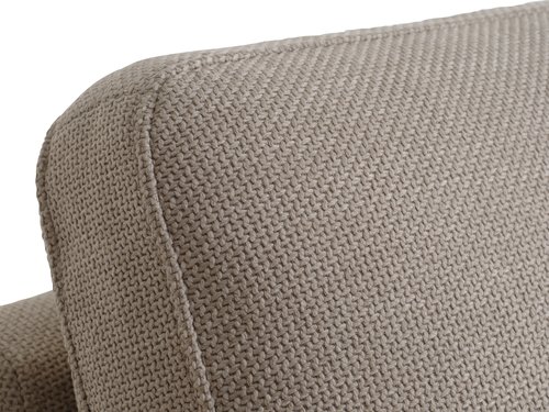Sofa TORNEMARK chaise longue beige fabric