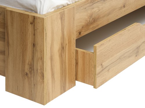 Bed frame HALD Super King oak
