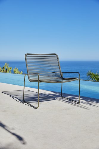 Lounge chair BANDSBJERG green