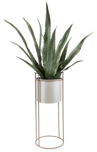 Plant pot OLAFUR D20xH50cm grey