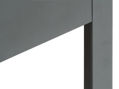 Bed frame KILDEN Single dark grey