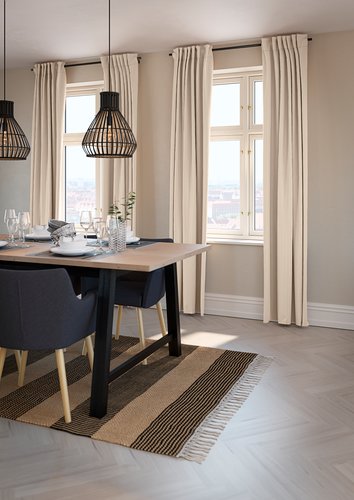 Curtain ROXEN 1x140x245 beige