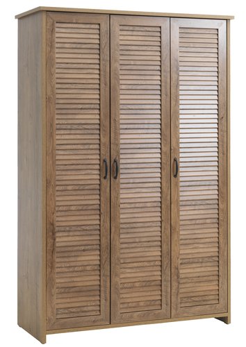 Wardrobe MANDERUP 128x199 3 doors wild oak colour