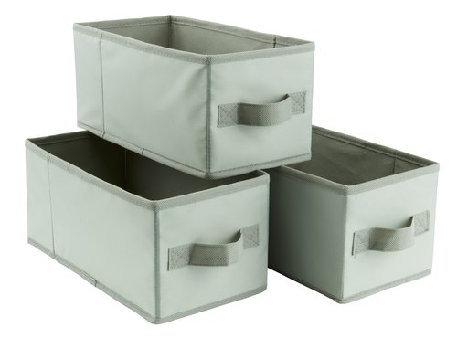 Basket ALBAN W14xL28xH13cm set of 3