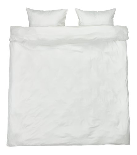 Duvet cover set JULIE Micro Double white