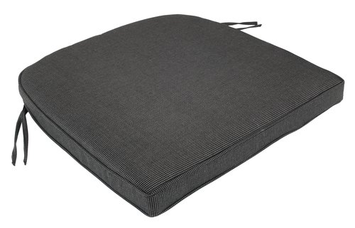 Garden cushion chair seat UDSIGTEN black/grey