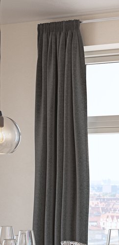 Blackout curtain ALDRA 1x140x175 antracit