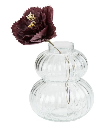 Vase BUSTER D14xH16cm clear