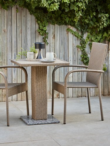 THY L60 table + 2 GUDHJEM chair natural