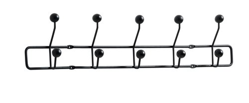 Coat rack GREVINGE 5+5 hooks black