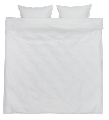 Duvet cover set INGEBORG sateen King white
