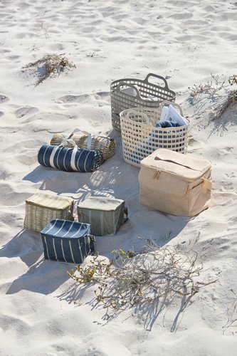 Beach bag MUNK W27xL46xH37 assorted