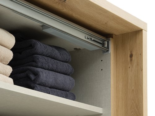 SALTOV wardrobe 150 with frame oak