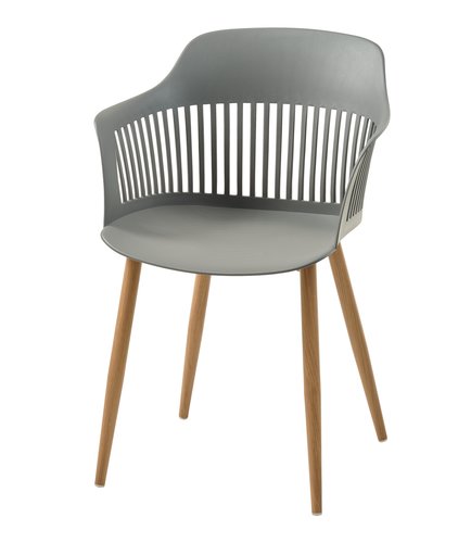 Garden chair RAVNEBAKKE dark grey