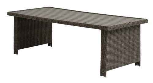 Garden table GAMMELBY W100xL225 grey