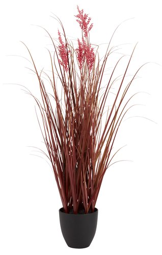 Artificial plant GR?SUGGA H90cm red grass