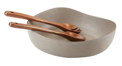 Bowl VEGARD D30xH9cm grey