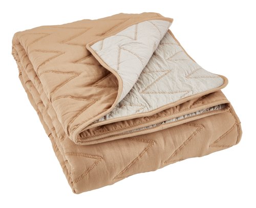 Quilted blanket GULSTARR 130x180 latte