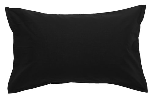 Pillowcase 50x70/75cm black KRONBORG