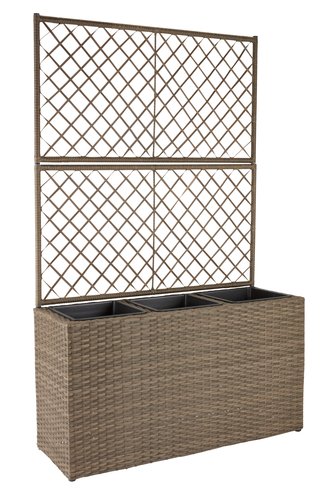 Planter box TRANA W30xL83xH130 natural