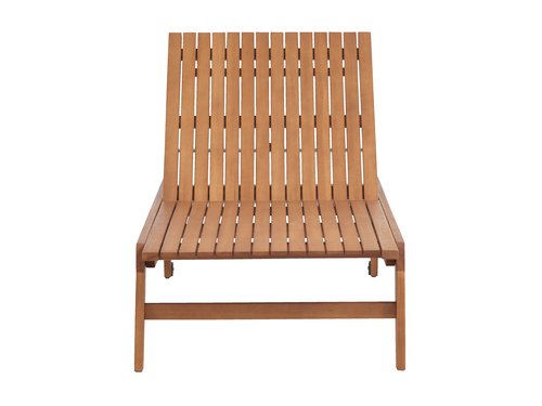 Sun lounger KIVIK W72xL190 hardwood