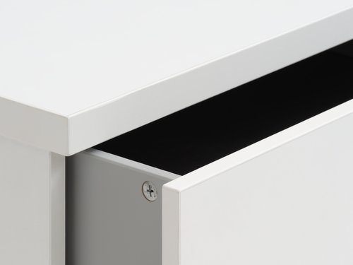 4+4 drawer chest BRODAL white