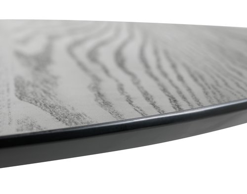 Dining table RINGSTED D100 black ash veneer