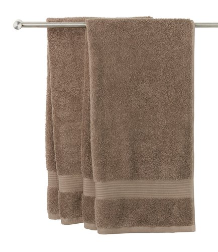 Hand towel KARLSTAD 50x100 brown