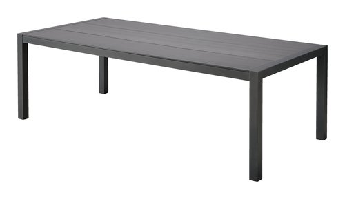 Garden table HAGEN W100xL214 grey