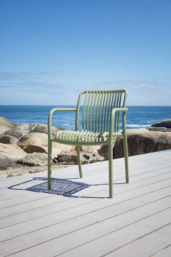 Stacking chair NABBEN olive