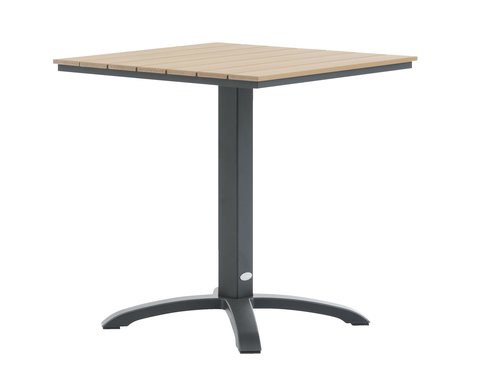 Bistro table HOBRO W70xL70 natural
