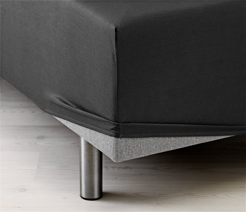 Fitted sheet FRIDA Double black
