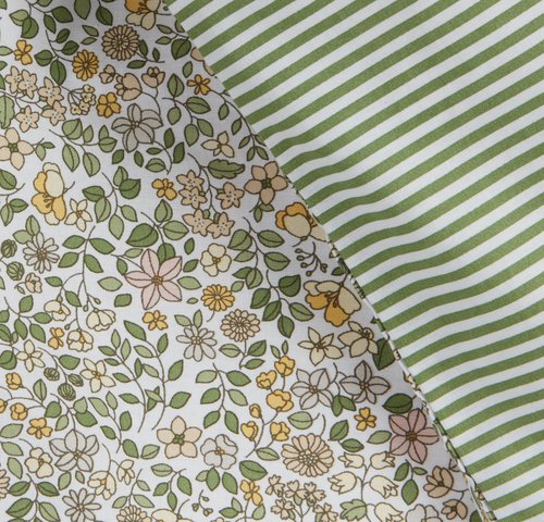 Duvet cover set JOSEFINE Single green