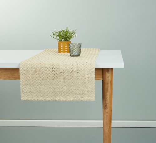 Table runner LUNDALM 37x150 natural