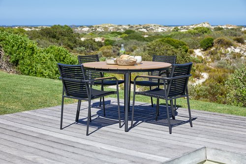 Garden table TAGEHOLM W118xL118/168 natural