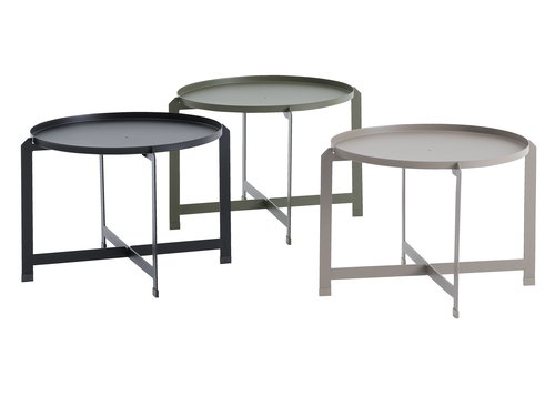 Side table BORRE D50xH40 assorted