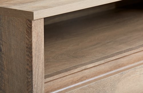 TV bench VEDDE 2 drawers wild oak
