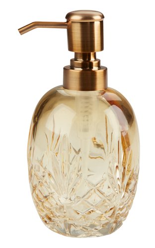 Soap dispenser EDSVALLA recycled glass yellow