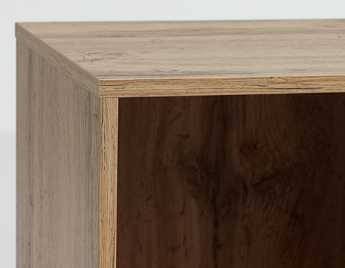 Shelving unit SKALS 4 compartments oak